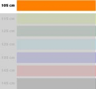 le parcours orange est destiné aux enfants dont la taille est comprise entre 1m05 et 1m15.